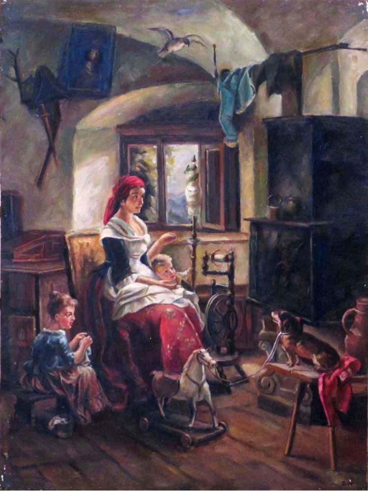 Mother and Children  