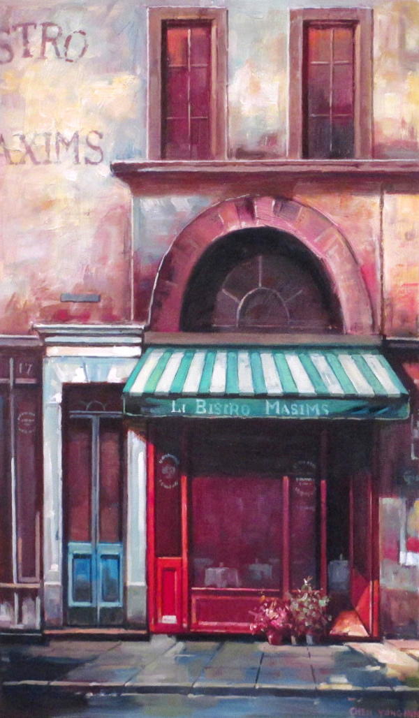 Street Scene Front Store  