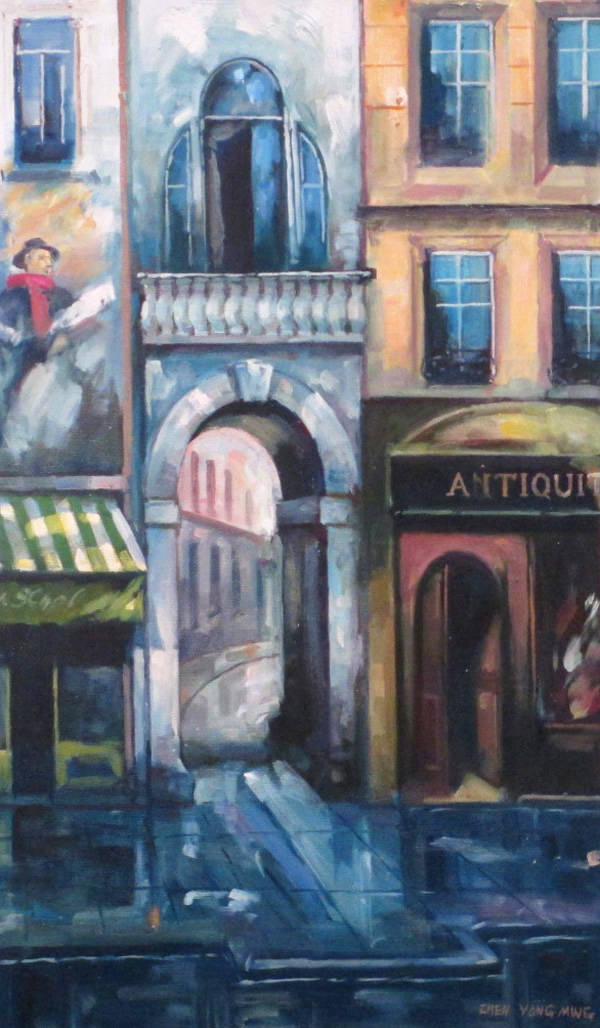 Street Scene Front Store  