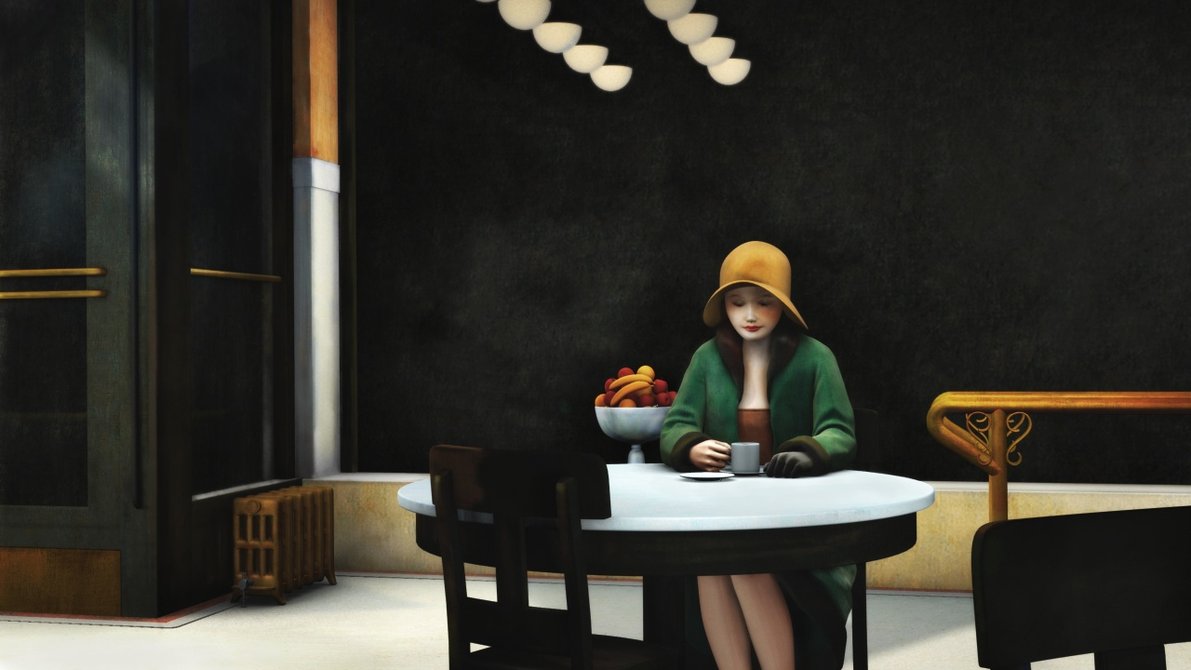 Edward hopper 24x20 inches