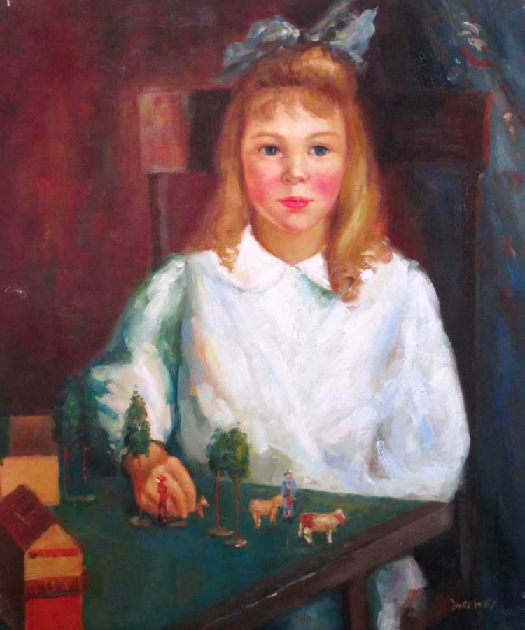 A girl  