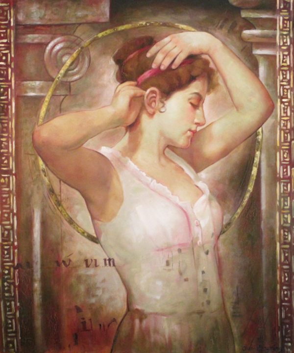 A girl in ancient Greek Style 
