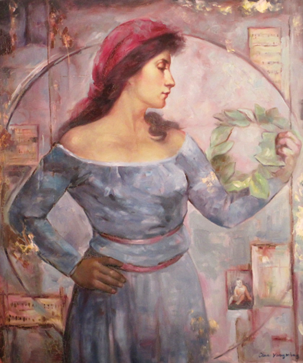 A girl in ancient Greek Style 2, by Chen Y.M.