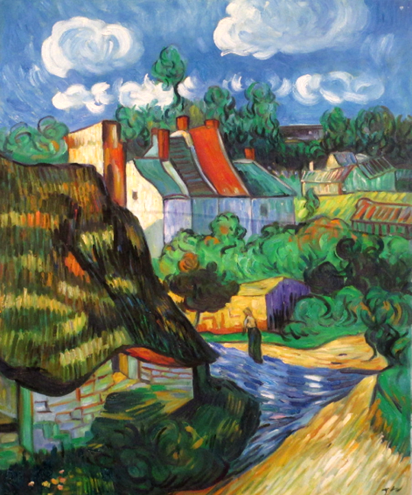 The Cottage, studying Van Gogh, by JW