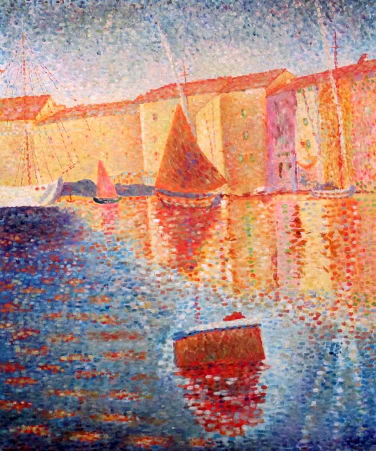  Landscape,studying old painting  by  Zhouwei 
