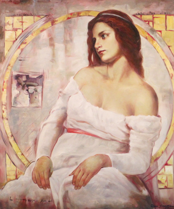 A girl in ancient Greek Style 3, by Chen Y.M.