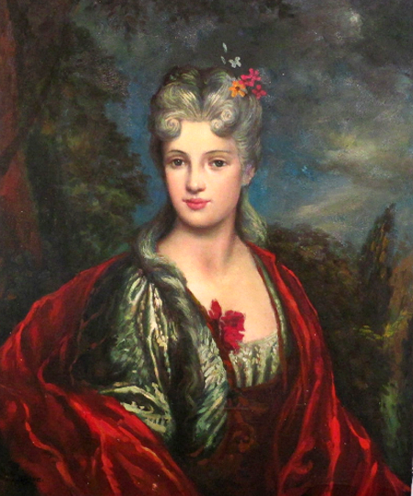 Portrait of a lady,  by  Zhouwei 
