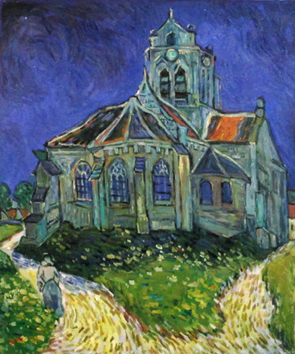 Studying Van Gogh  by  Zhouwei 