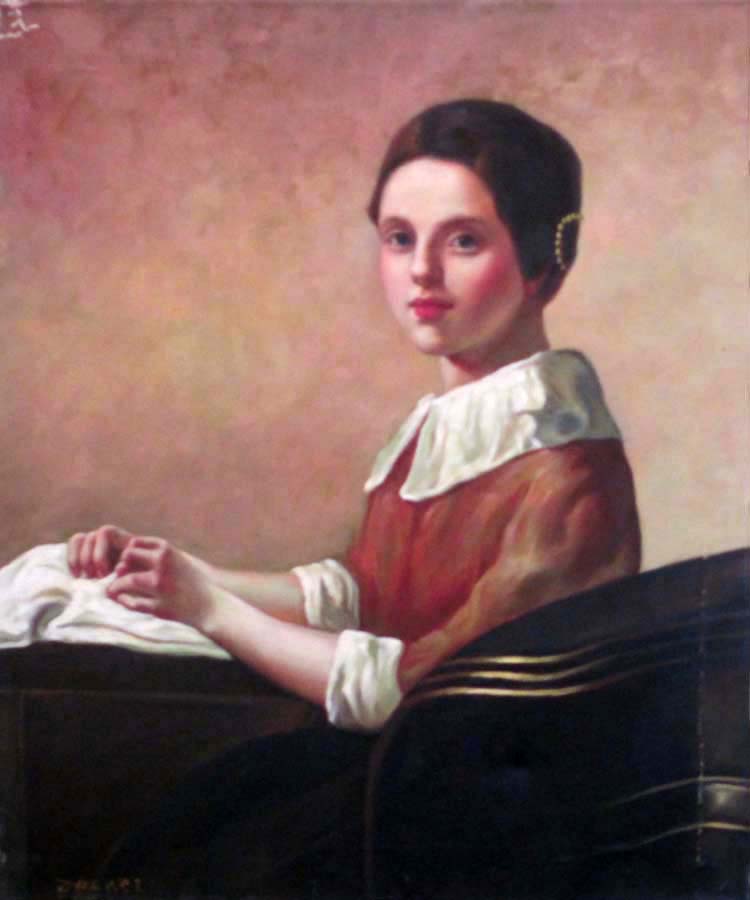 A girl   by  Zhouwei 