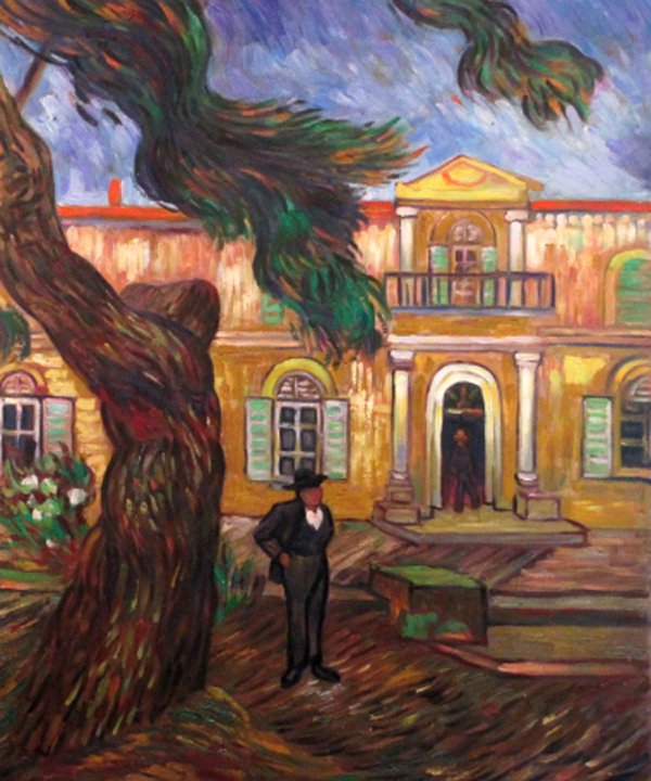  Studying Van Gogh,    by  Zhouwei 