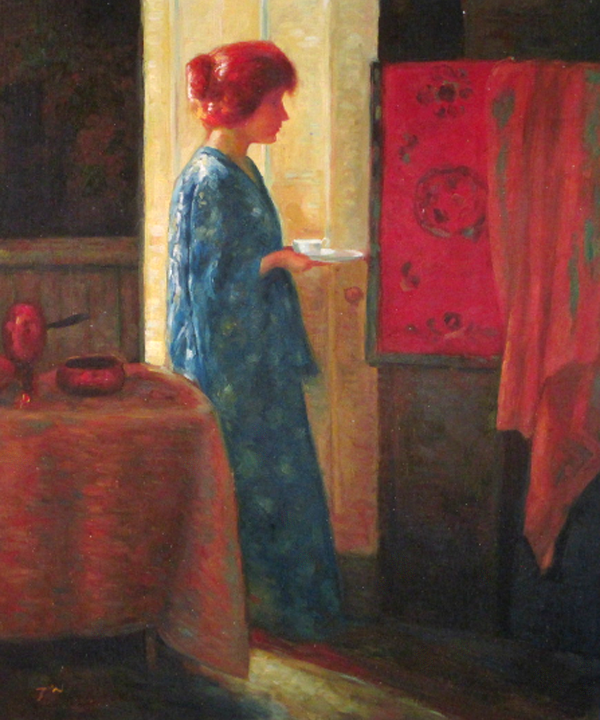 Holding a Morning Coffee, by JW