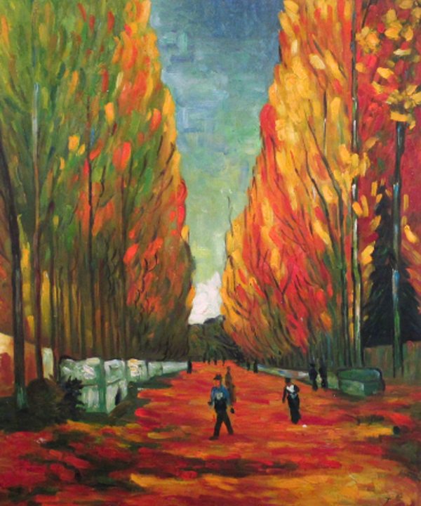 Les Alyscamps 1888,Studying Vincent Van Gogh
