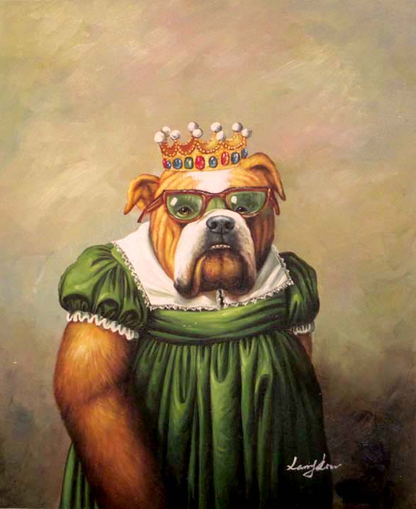 Dressing dog