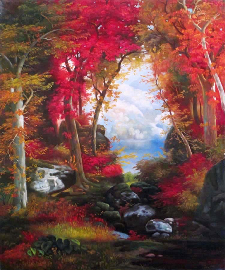 Autumn, after Moran  by  Zhouwei 