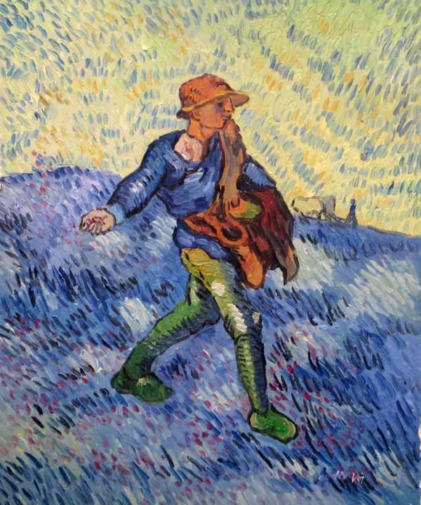 The Sower after Millet 1889