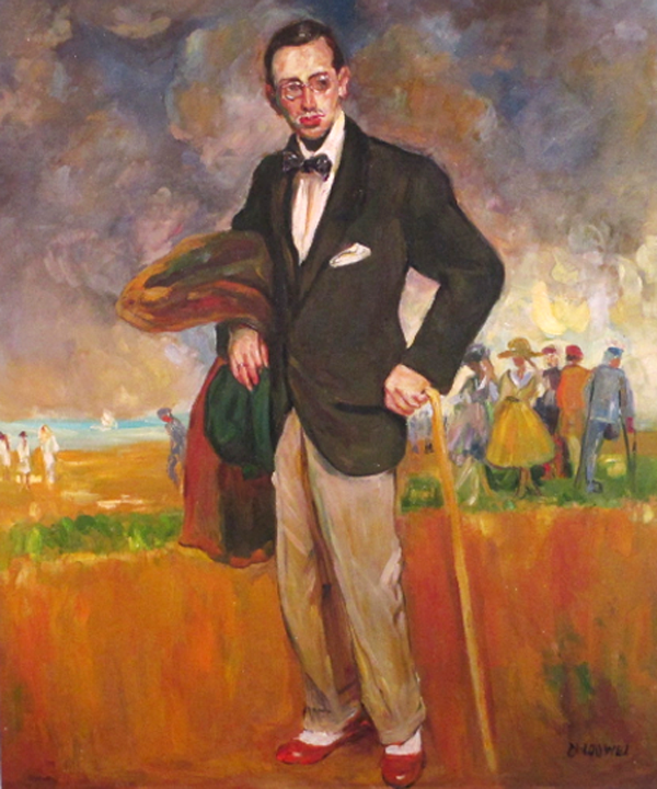 Portrait for a man, after Renoir,  by  Zhouwei 
