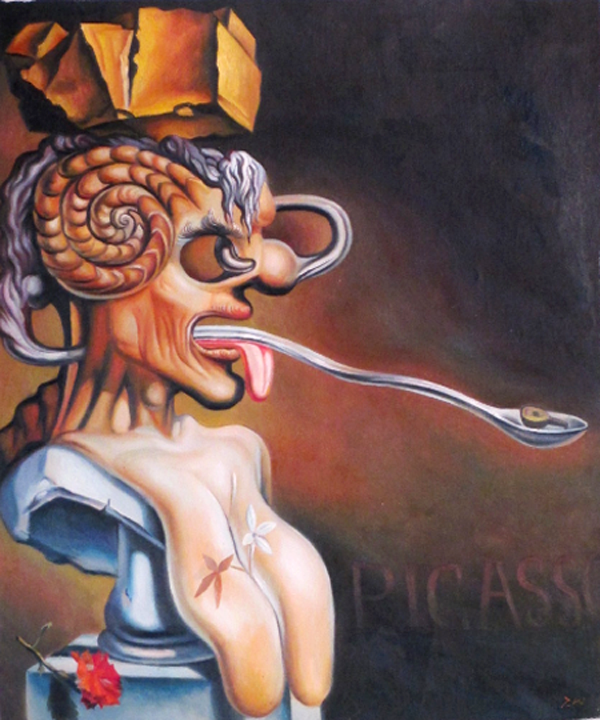 Studying Dali,  by  Zhouwei 
