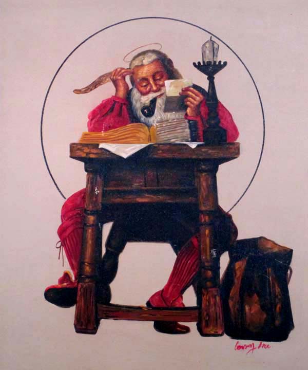 Reading a book