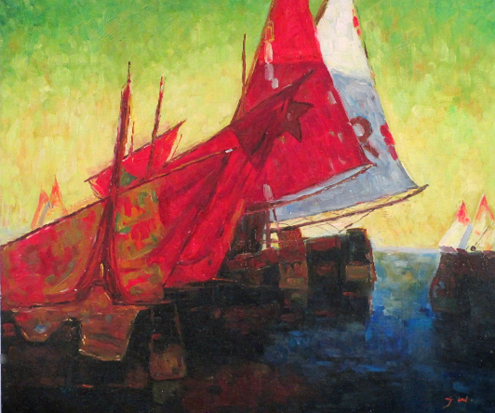  Red Sail, by JW