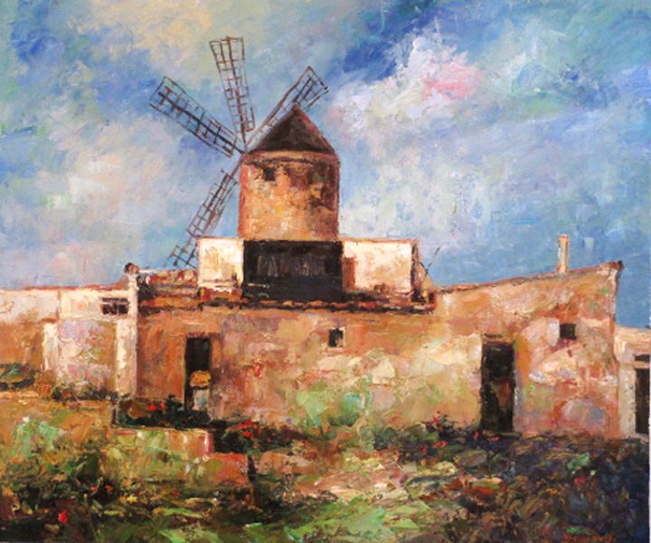 Windmill   by  Zhouwei 