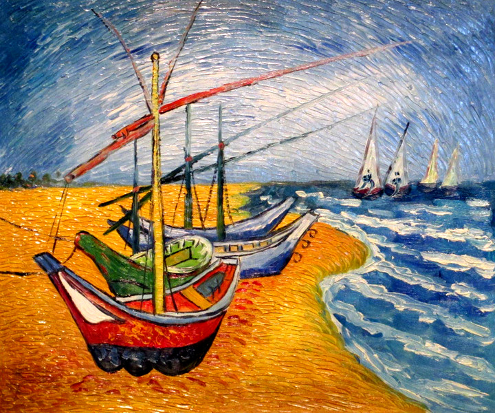 Fishing Boats On The Beach