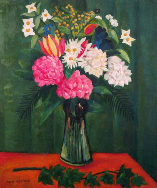 The Red and White Flowers