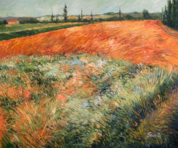  Wheat Field with the Alpilles Foothills in the Background