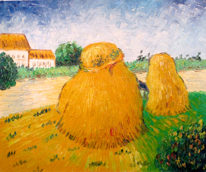 Haystacks in Provence