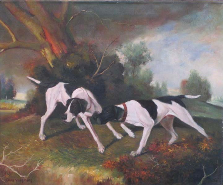 Hunting Dogs, studying  by Chen Y.M.
