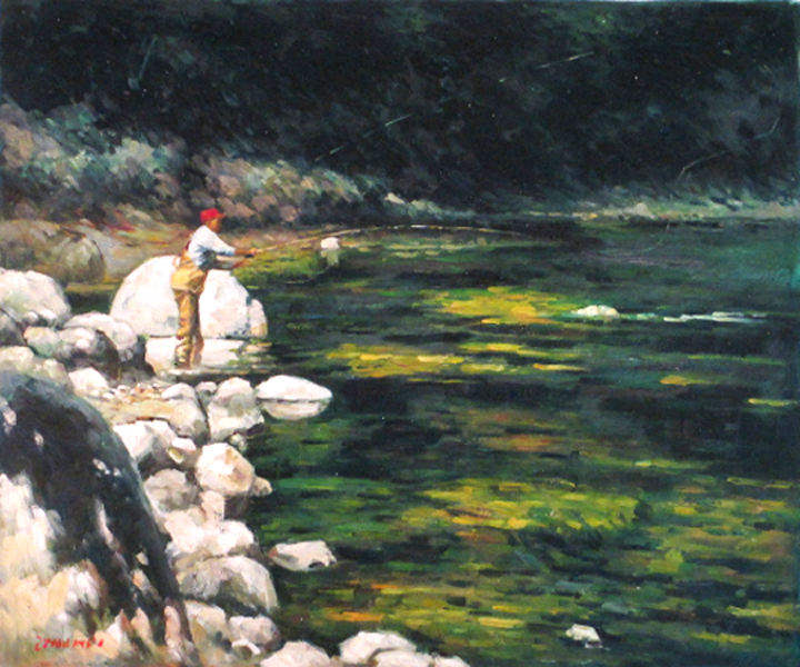 Fishing in Stone River 