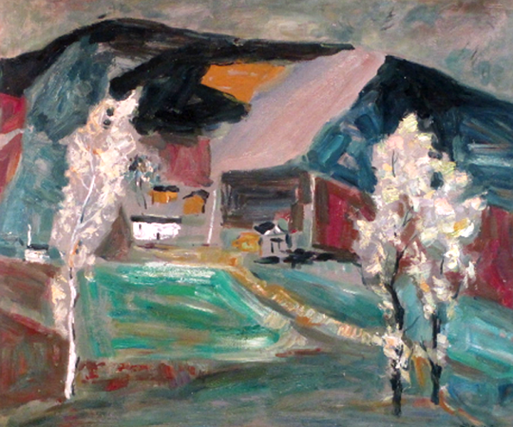 White Trees Studying  