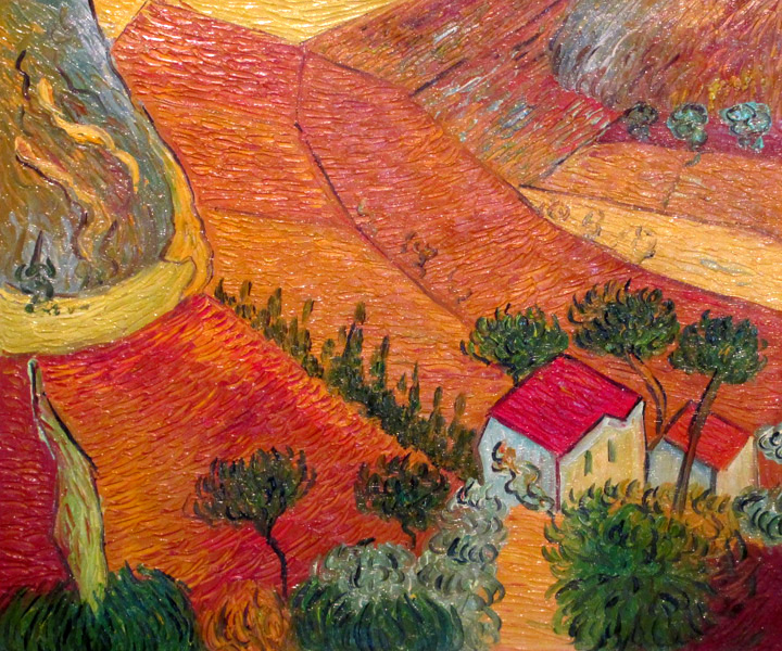 Landsacpe With House Ploughman