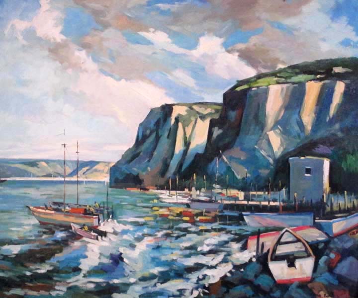 Cliff at the seaside