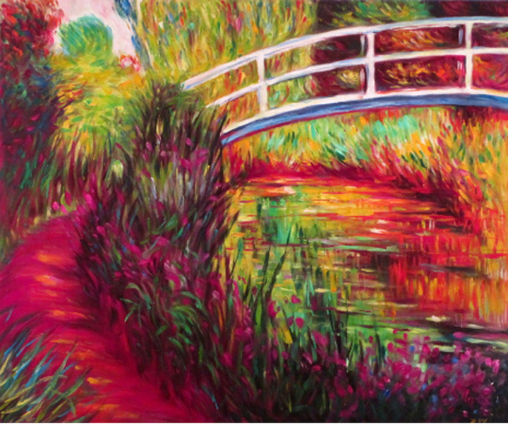 Bridge, Studying Monet