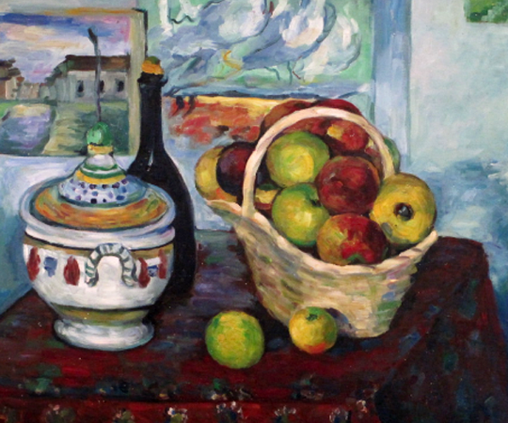 Still life, after Cezanne 