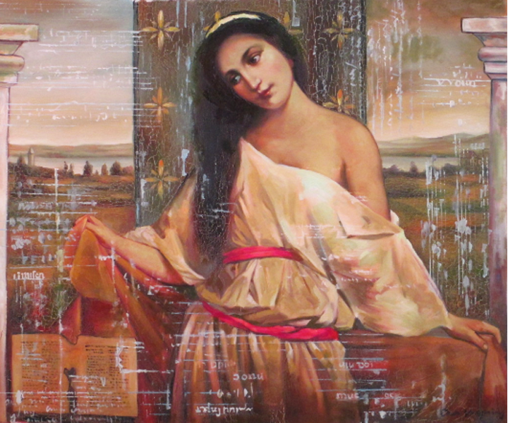A girl in ancient Greek Style