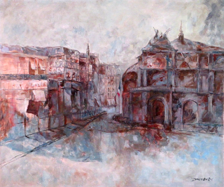 An impression of old city  