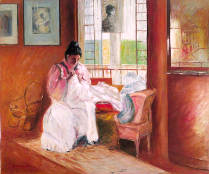 Sewing lady 