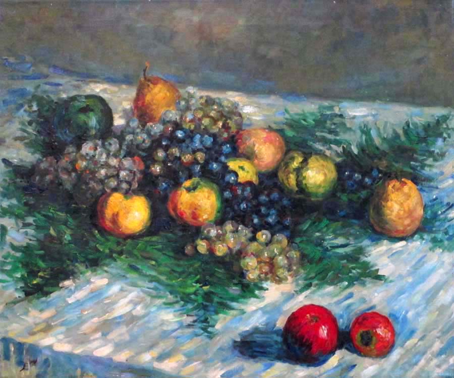  Still life, Studying Renoir 