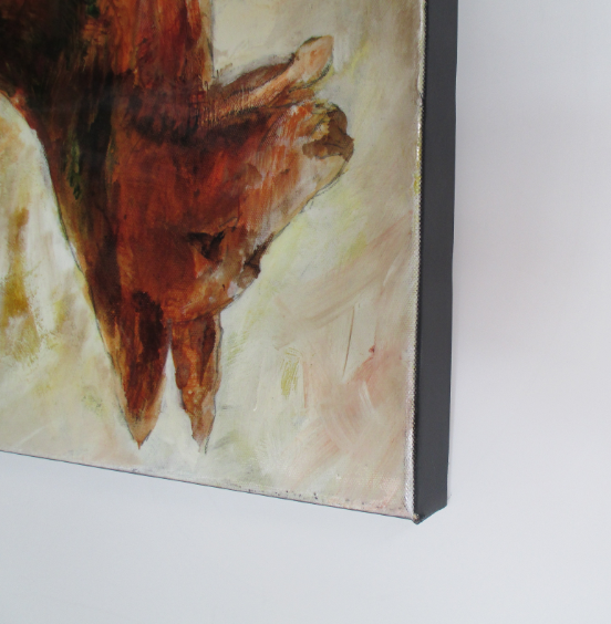 Hunting Dog by Larry Han Gallery Wrapped