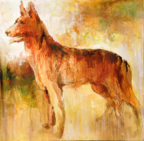 Hunting Dog by Larry Han Gallery Wrapped