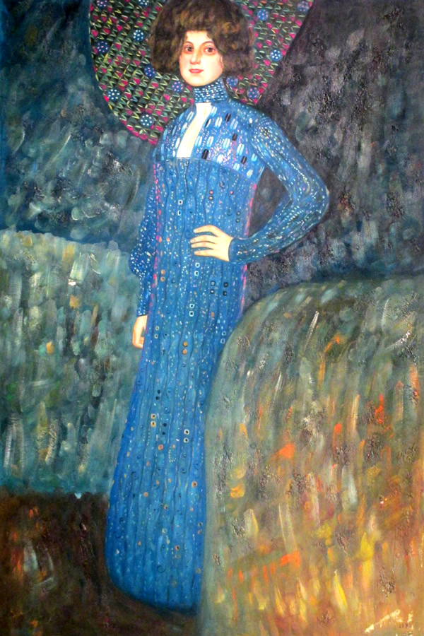 Portrait of Emilie Floge by Gustav Klimt, 1902 (Reproduction)