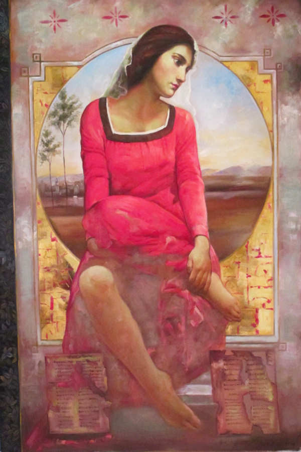 A girl in ancient Greek Style 