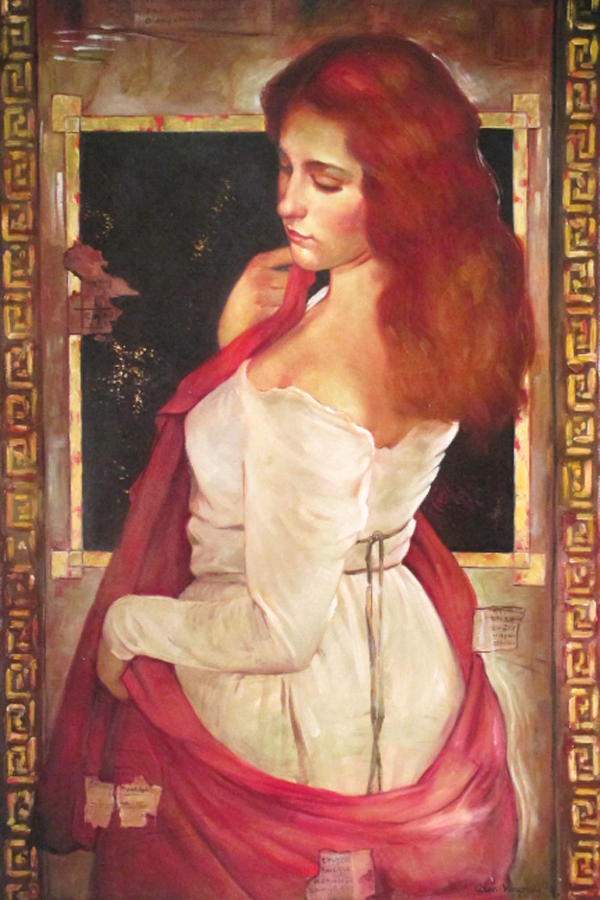 A girl in ancient Greek Style 