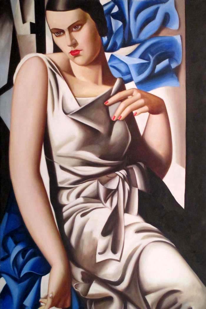 After Tamara de Lempicka portrait of madame 