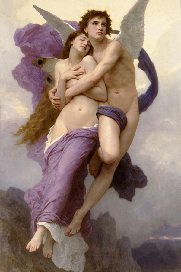 le ravissement de psyche, studing William Bouguereau by  Zhouwei