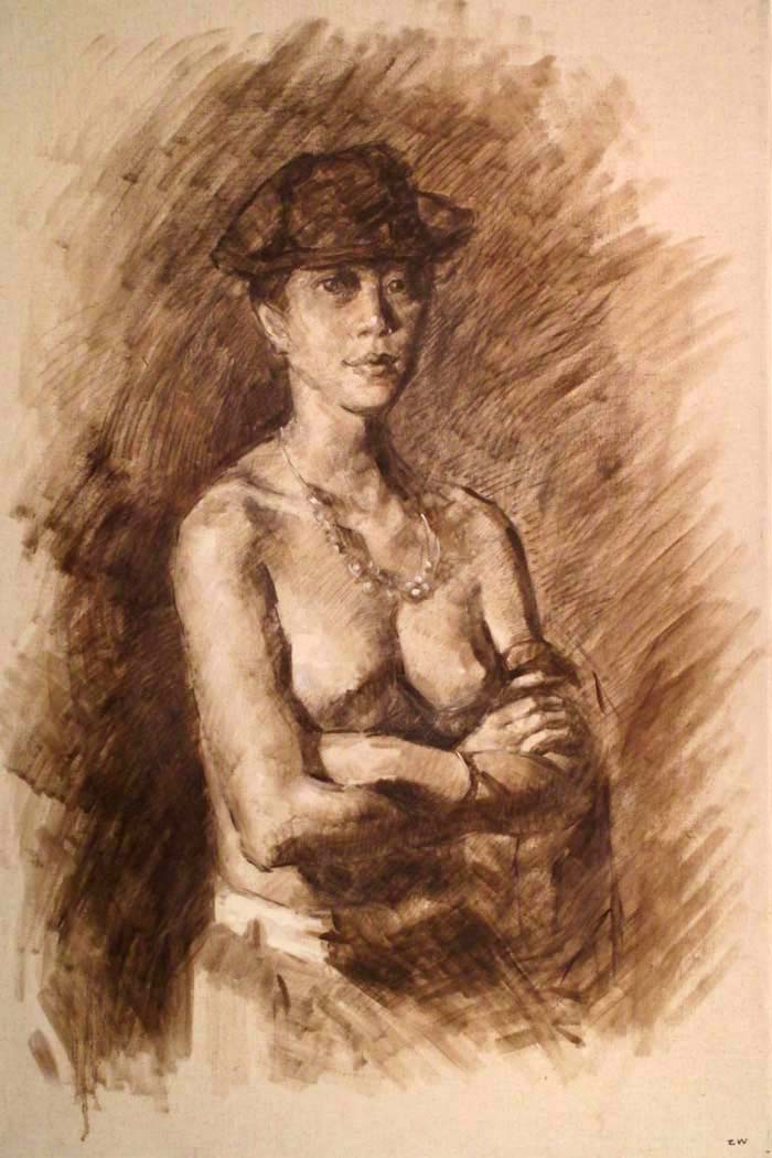 Portrait    by  Zhouwei ,24"x 36"