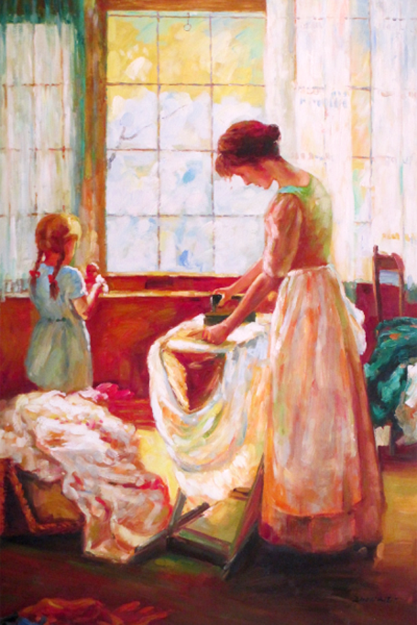 Ironing clothes