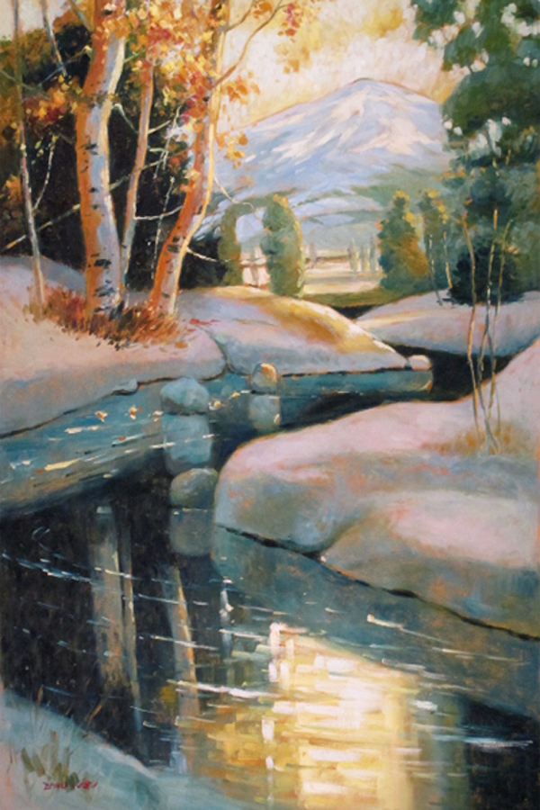 A winter river   