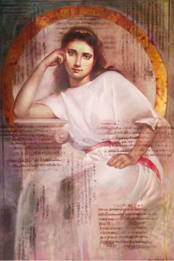 A girl in ancient Greek Style 